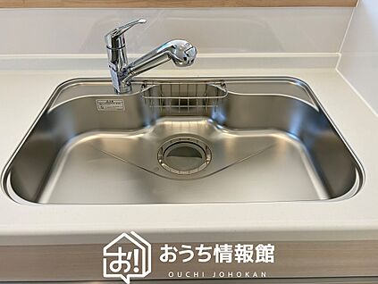 浄水器内臓ハンドシャワー付シンク