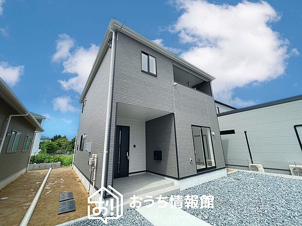 【現地写真（外観）【３号地】】健康被害に配慮したもっとも安全性の高い建材を採用し、シックハウス対策をしております。