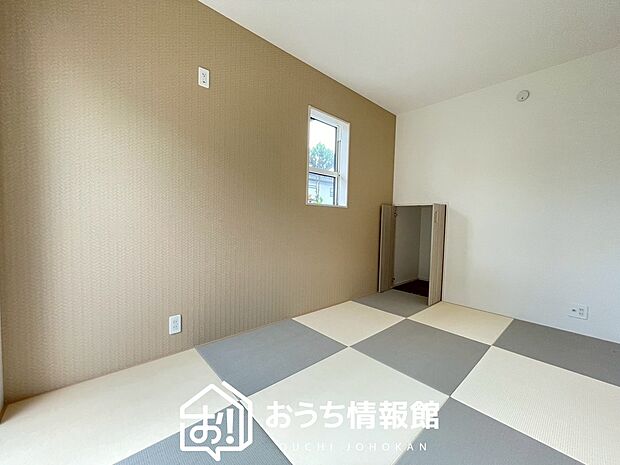 【現地写真(和室)】大壁仕様の新和室。くつろぎの空間です。