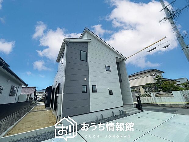 【現地写真（外観）【２号地】】健康被害に配慮したもっとも安全性の高い建材を採用し、シックハウス対策をしております。