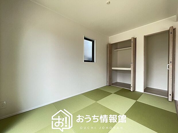 【現地写真(和室)】大壁仕様の新和室。くつろぎの空間です。