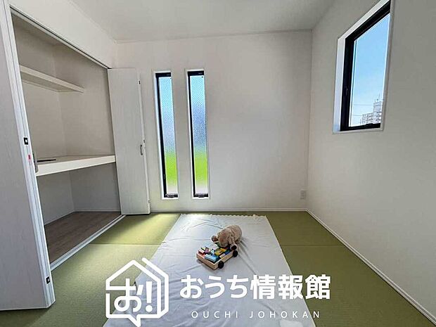 【現地写真(和室)】大壁仕様の新和室。くつろぎの空間です。