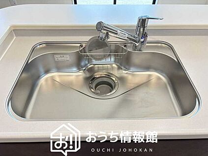浄水器内臓型ハンドシャワー付シンク