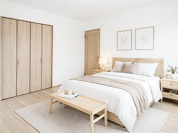 【【Room:6.09帖】】全居室収納付きのため、収納を活用することでより広く快適な空間を保つことが可能です。