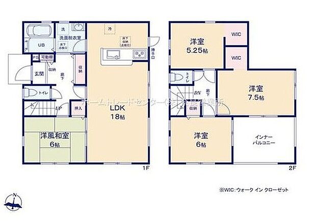 (１号棟)、価格3950万円、4LDK、土地面積214.62m2、建物面積110.96m2