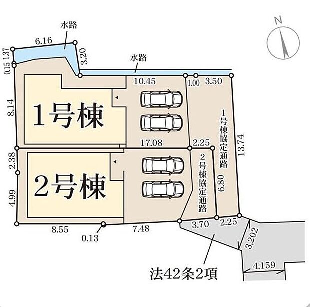 《区画図》
近鉄奈良線(難波線)「近鉄奈良」駅までバス12分「割石町」停歩3分♪カースペースは2台分♪空いたスペースには、花や緑で彩るガーデニングもオススメです♪