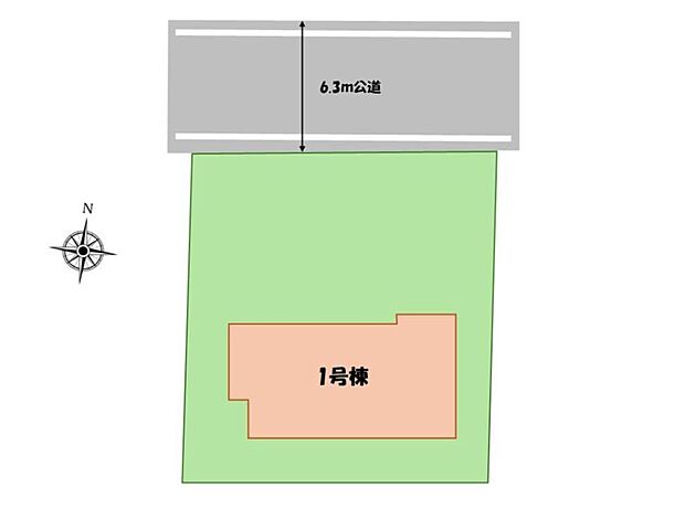 【区画図】
車種によりカースペース2台駐車可能！
近隣は閑静な住宅地となっております♪