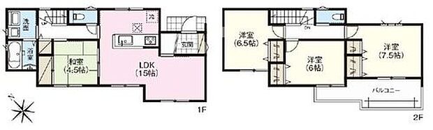 【4LDK】●ひろびろ南側のバルコニー！奥行もありますのでお洗濯ものもたくさん干せます♪
●和室付き♪●全居室に収納♪居室の全空間を有効活用出来ます♪
