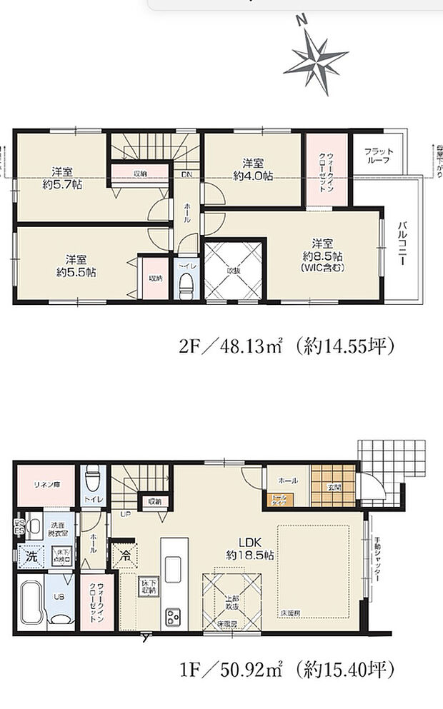 2号棟 - 間取り図