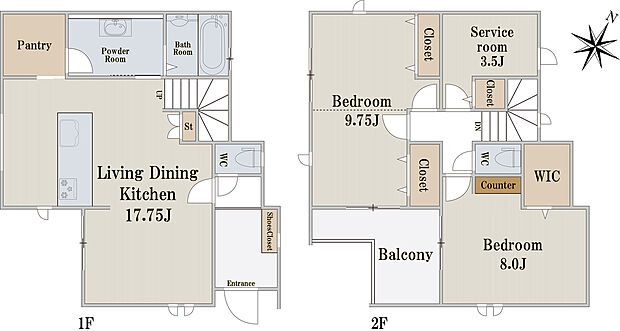 2号棟 - 間取り図