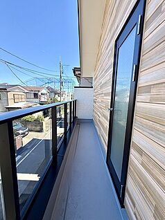 北側バルコニー