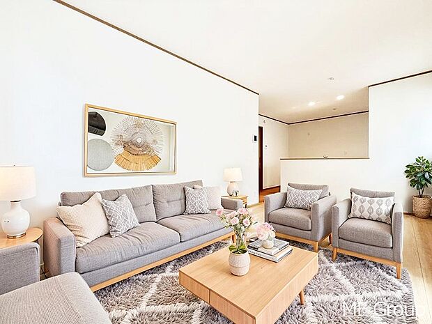 ■さりげないデザインが日常をセンスよく演出※家具はCGです