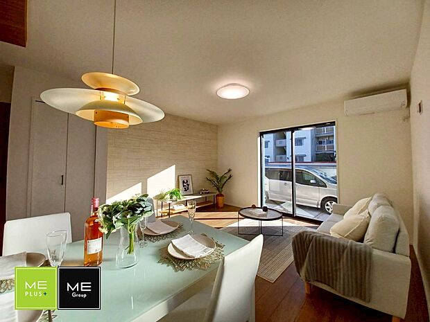 ■心落ち着く場所、ゆったり過ごせるリビング