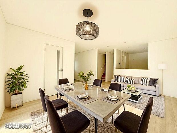 ■心落ち着く場所、ゆったり過ごせるリビング