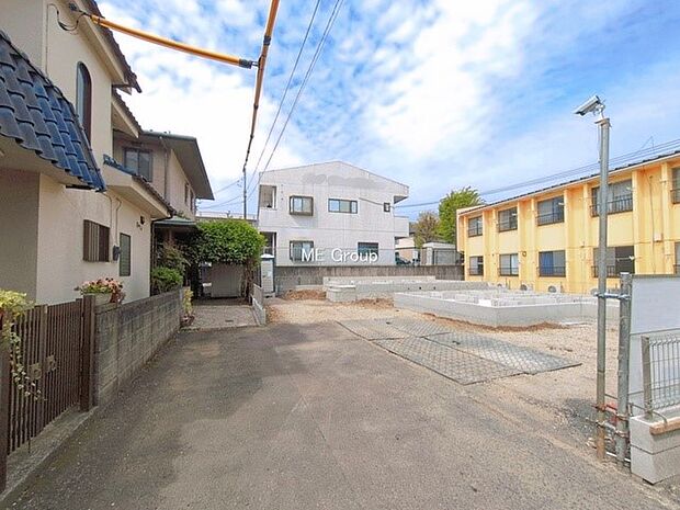 【前面道路含む現地写真】■新しい住まい、街の新しい風景