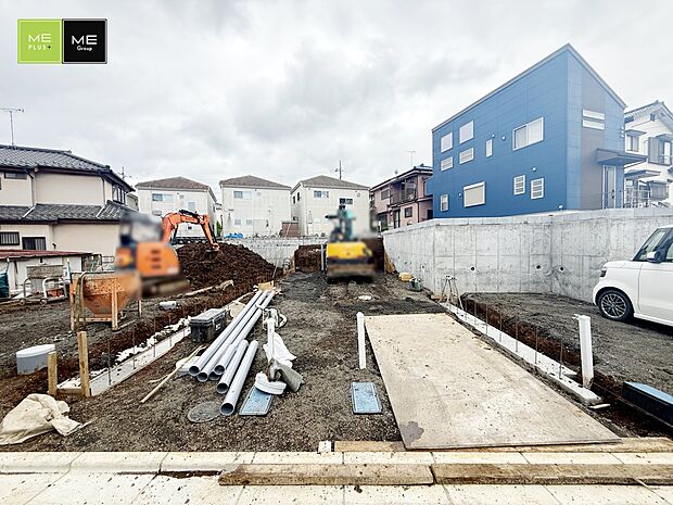 【現地外観写真】5号棟 ■家族が笑顔で集まる温かな住まい