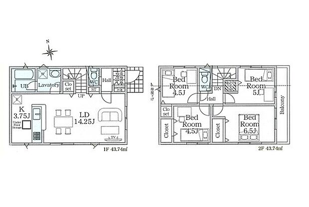 【4LDK】1号棟
