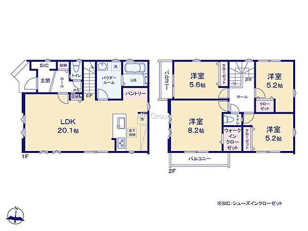 【4LDK】1号棟  