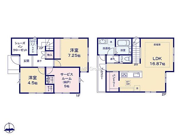 【2LDK+S】5号棟