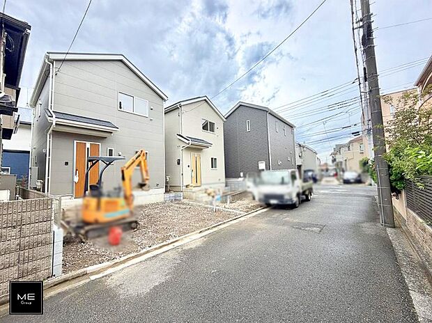 【前面道路含む現地写真】■新しい住まい、街の新しい風景