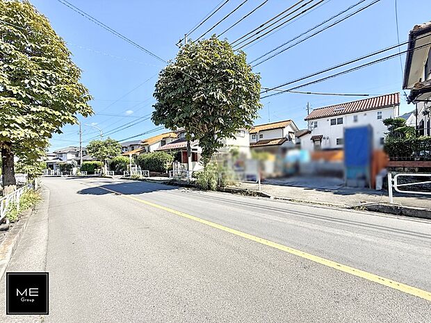 【前面道路含む現地写真】■新しい住まい、街の新しい風景