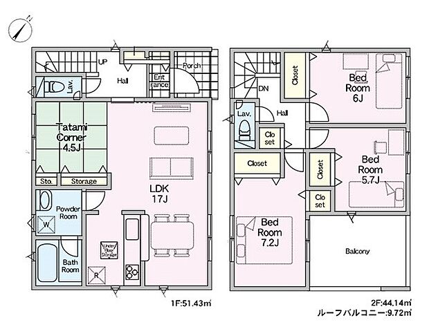 【3LDK】1号棟