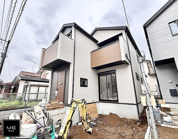 【現地外観写真】1号棟  ■家族みんなが笑顔で過ごせる、安心感のある住まい