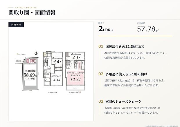 コンパクトでありながら工夫された間取りプラン!