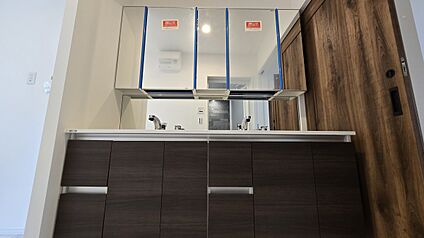 参考間取りプラン施工例：洗面化粧台