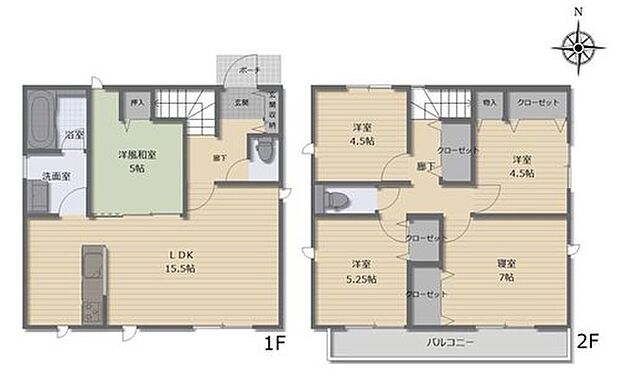 ３号棟
価格： 2390万円間取り： 5LDK土地面積： 128.92m2建物面積： 97.2m2