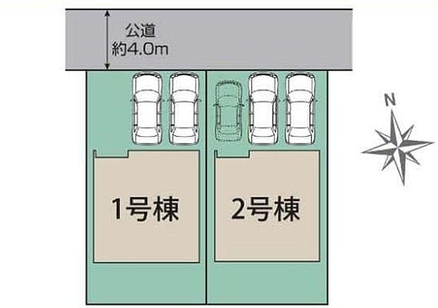 １号棟　３，６５０万円
２号棟　３，５８０万円