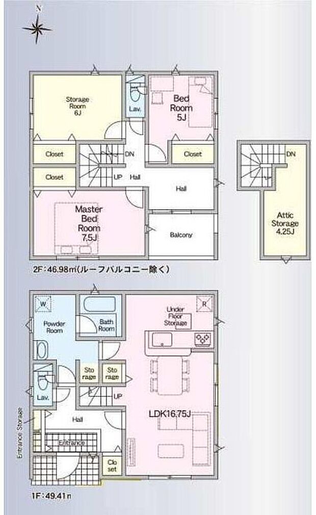 (３号棟)、価格： 2690万円間取り： 2LDK+S土地面積： 116.68m2建物面積： 96.39m2