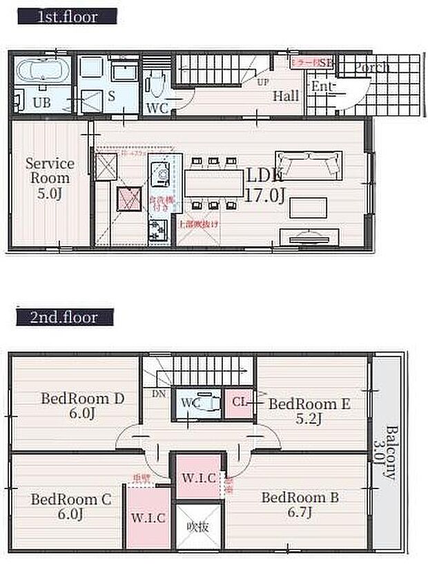 (1号棟)、価格4499万円、4LDK、土地面積132.17m2、建物面積105.78m2