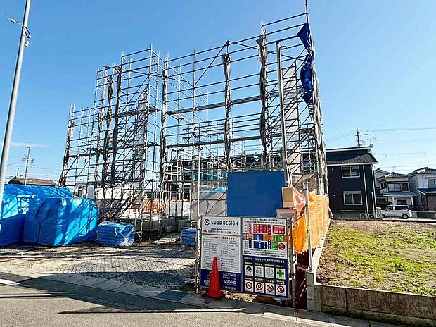 １号棟
建築中のためモデルハウスで構造説明会を開催しております☆設備や構造などご説明いたします！お気軽にお問い合わせください♪