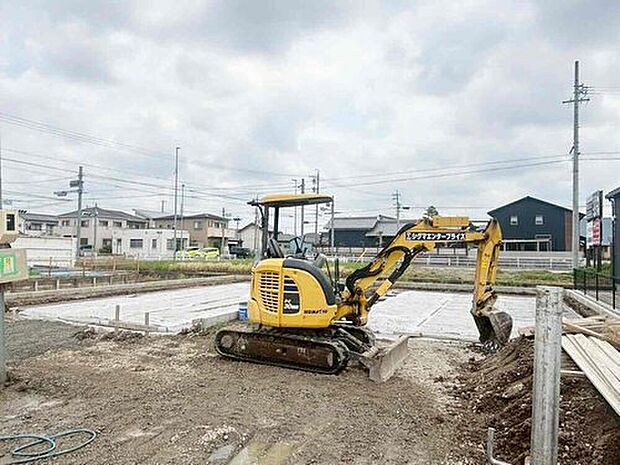 全２棟☆
完成に向けて現在建築工事中です☆設備や構造などご説明いたします！