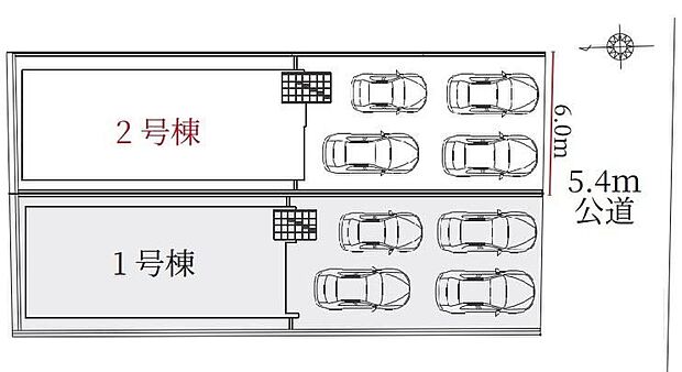 １号棟　３，７９９万円
２号棟　３，６９９万円
