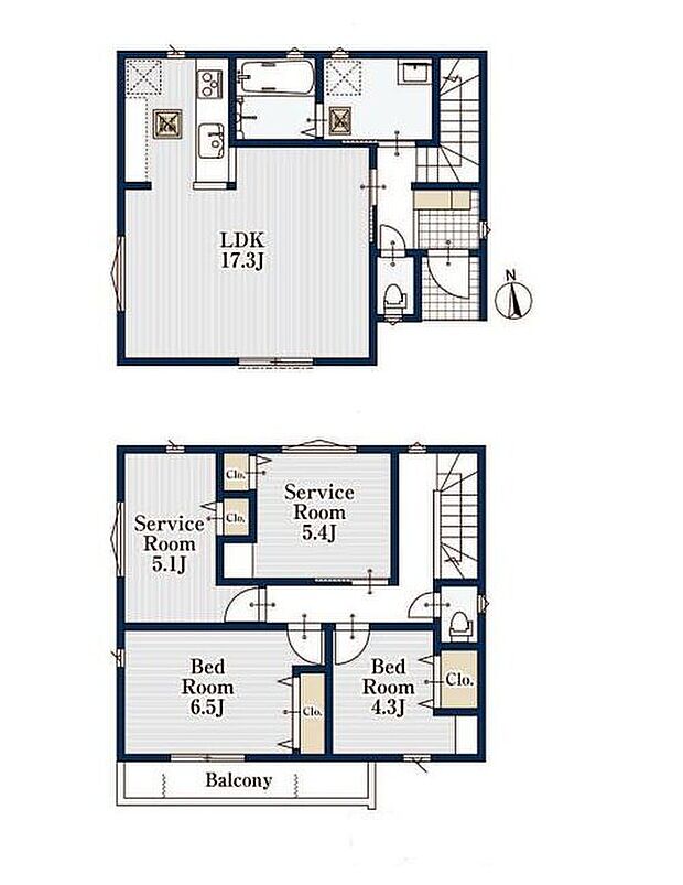 (1号棟)、価格4880万円、2LDK+2S、土地面積97.31m2、建物面積92.63m2