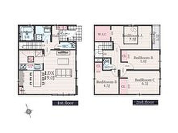 (2号棟)、価格2999万円、4LDK、土地面積124.27m2、建物面積101.43m2