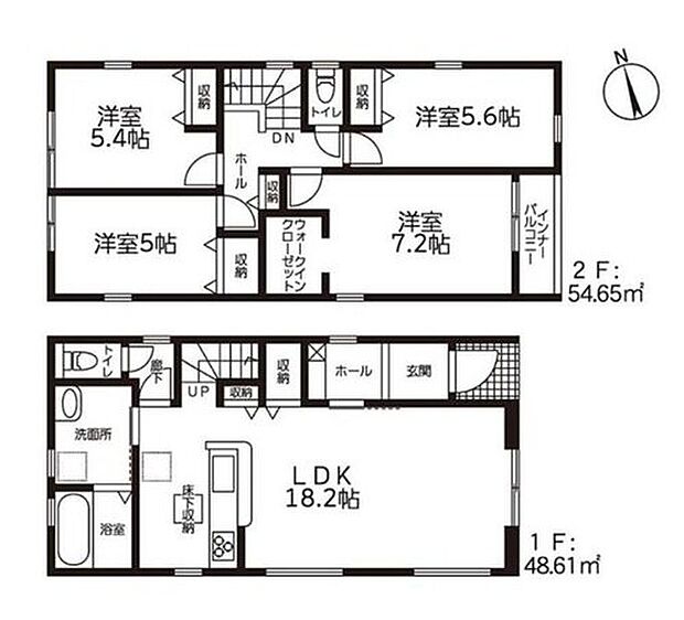 (1号棟)、価格3690万円、4LDK、土地面積102.98m2、建物面積103.26m2

