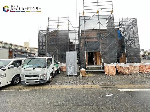 【現地外観写真】3・4号棟
建築中のためモデルハウスで構造説明会を開催しております☆設備や構造などご説明いたします!お気軽にお問い合わせください♪