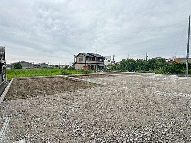 【現地外観写真】建築中のためモデルハウスで構造説明会を開催しております☆設備や構造などご説明いたします！お気軽にお問い合わせください♪