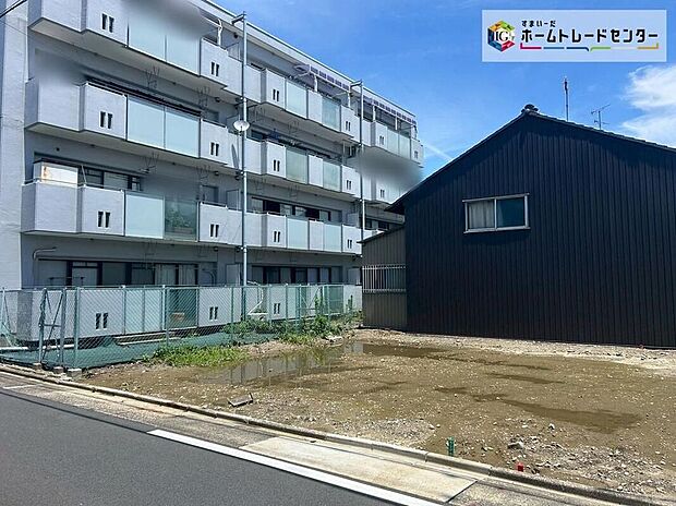 【現地外観写真】資料送付・ご見学即対応!お客様にあった資金計画書の作成や近隣の完成物件のご紹介も可能です。現地をご覧いただきながら、住まいの夢をお聞かせください♪