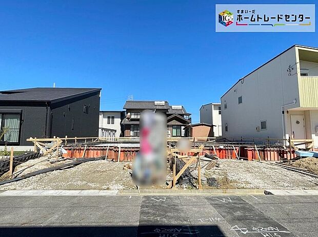 【現地外観写真】全2邸 完成に向けて現在建築工事中です☆住宅の構造や設備仕様・完成イメージなどの資料もお送りいたします♪お気軽にお問い合わせ下さい☆
