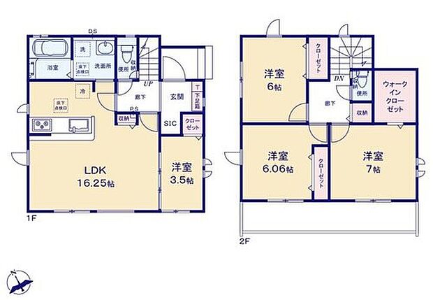 (1号棟)、価格2380万円、4LDK、土地面積100.78m2、建物面積96.88m2