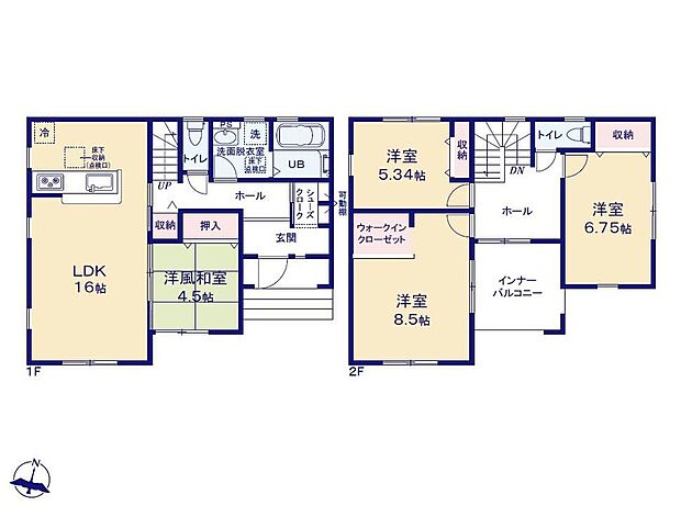 (4号棟)、価格2590万円、4LDK、土地面積191.18m2、建物面積112.61m2