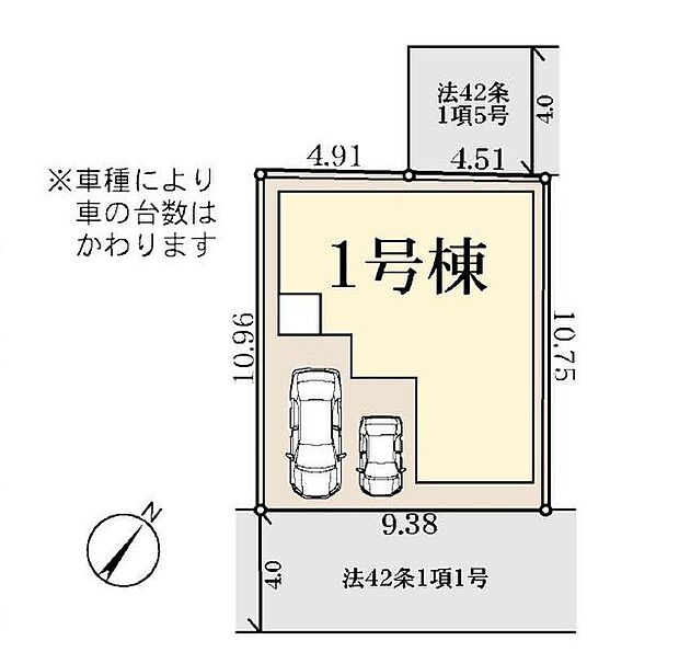 陽当りの良い道路に面したお住まい。
カースペース2台分ございますので、家族分の自転車を駐輪したり、来客用の駐車スペースとしてもお使いいただけます。