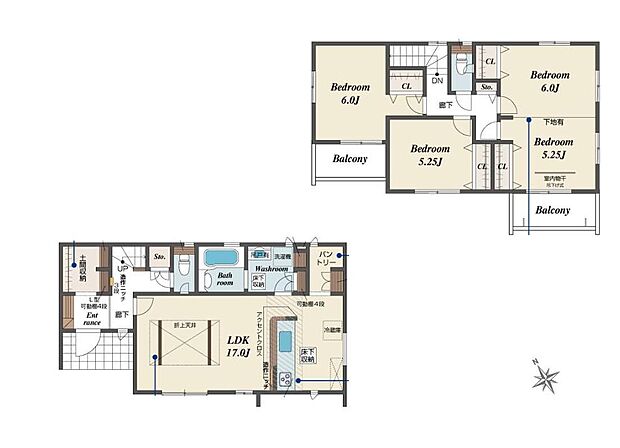 (1号棟)、価格3090万円、3LDK、土地面積235.75m2、建物面積103.09m2