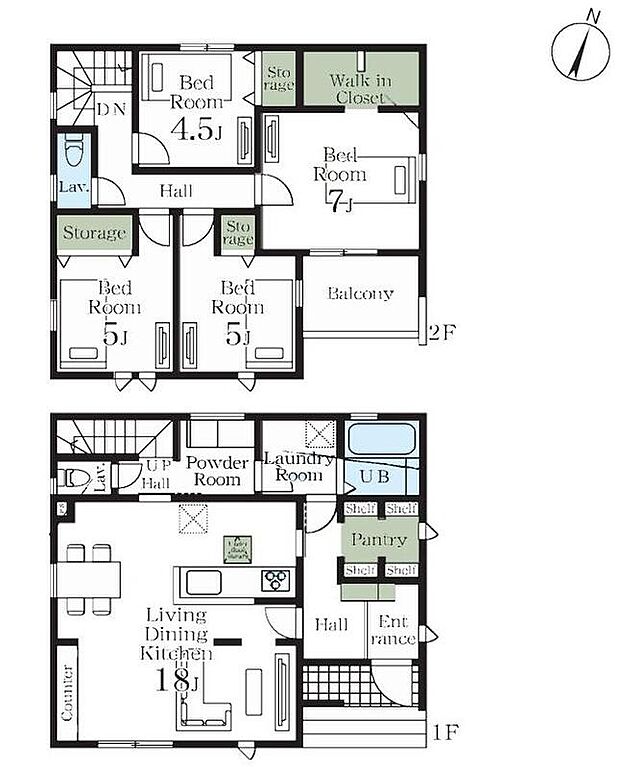 (1号棟)、価格2990万円、4LDK、土地面積293.02m2、建物面積106.82m2