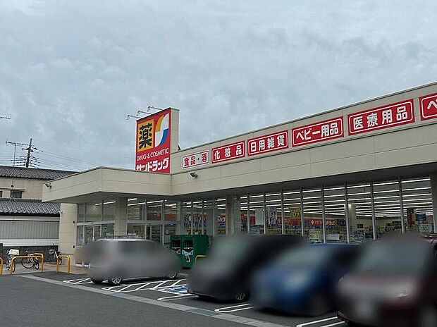 サンドラッグ行田店まで290m 徒歩4分。生活必需品が揃います。
