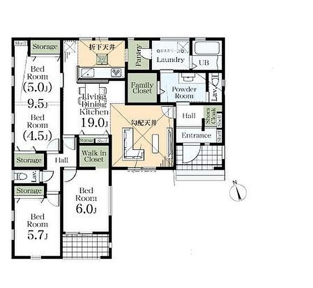 (１号棟)、価格3090万円、4LDK、土地面積237.28m2、建物面積105.99m2